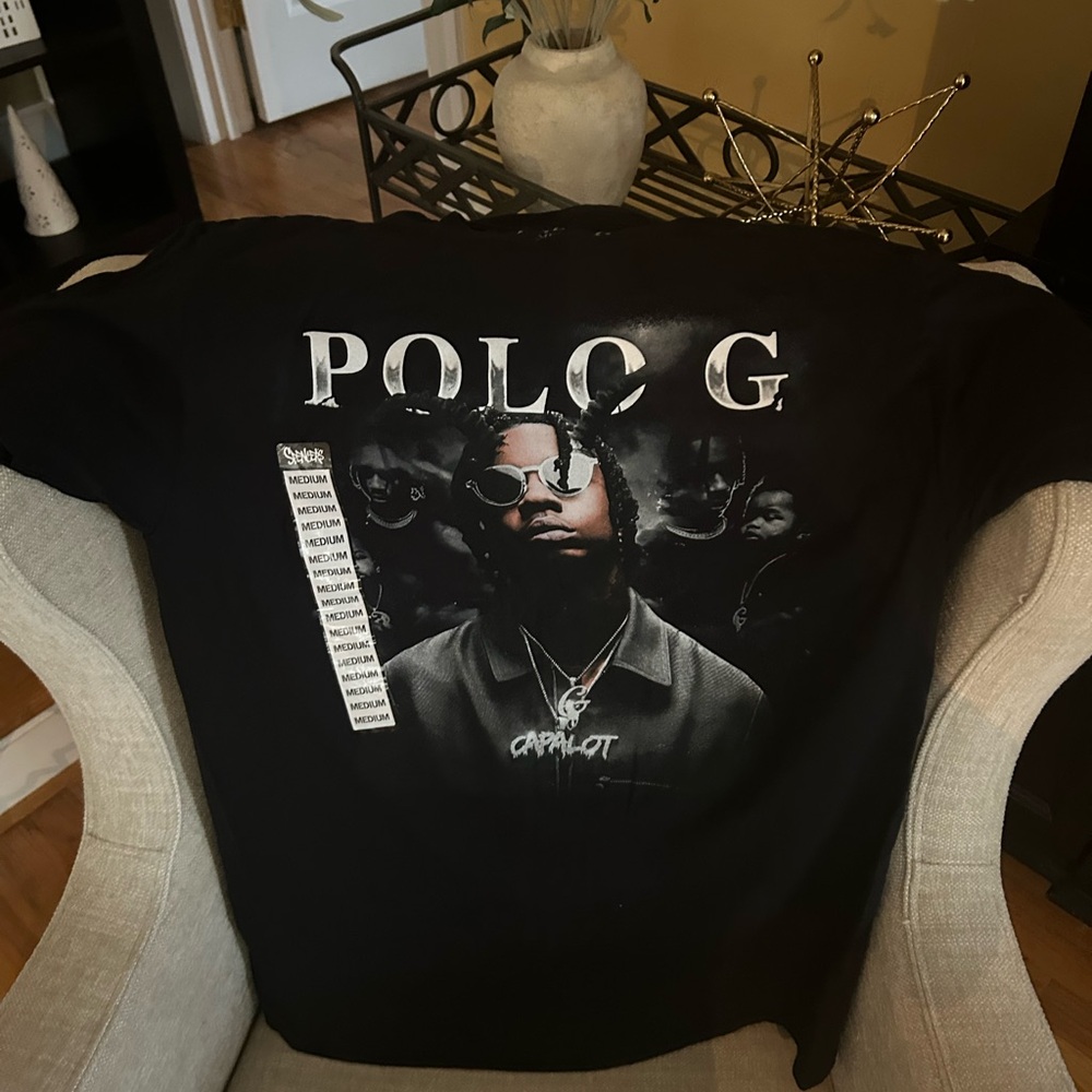 Black Polo G Graphic T-Shirt NWT